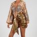 Verve Women's Dress Gold Sequin Irregular Short Hot Girl Half Skirt_ecoleips.com