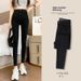 Fleece-lined Skinny Jeans For Women, 2025 New Model, Dark Blue High-waisted Stretchy Pencil Pants, Winter Tight Pants_ecoleips.com