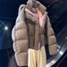 Women's Clothing Short Khaki Grey Puffer Jacket Korean Style Winter Coat Casual Hooded Outerwear For Petite_ecoleips.com