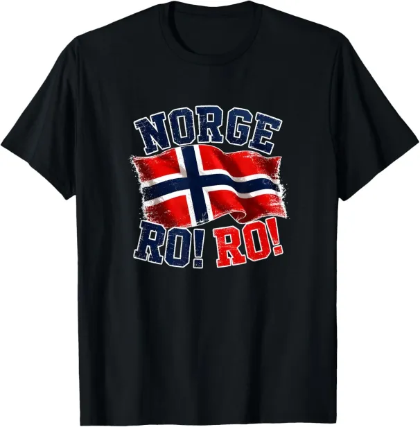 Women's T-Shirts With Vintage Norway Design Norge Norwegian T-Shirt_ecoleips.com