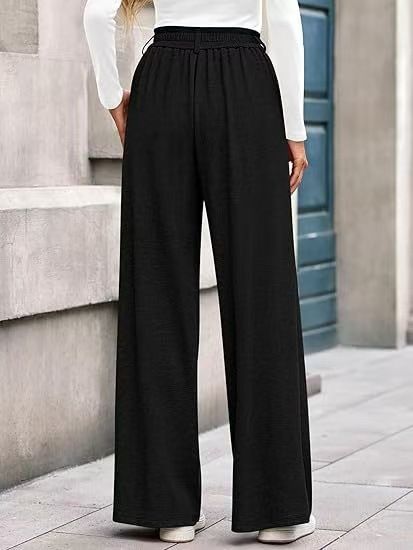 Effortless Drape Pants – High-Waisted Fluid Silhouette For Urban Nomads_ecoleips.com