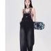 New Denim Overalls For Women, American Style Spicy Girls, Loose And Slimming, Versatile Straight Wide Leg Workwear_ecoleips.com