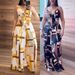 New Women's Clothing Fashion Printing Temperament Leisure Two Piece Trouser Suit_ecoleips.com