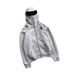 Women's Clothing Unisex Vintage Embroidered Hooded Sweatshirt - Streetwear Pullover With Double-Layer Hood & Unique Portrait Design_ecoleips.com