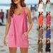 Women's Clothing New Arrival Three Piece Suspender Dress + Suspenders + Shorts_ecoleips.com
