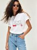 Women’s Fashion Graphic Tee, Round Neck Short Sleeve Casual Top For Everyday Street Style_ecoleips.com