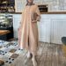 Muslim Plus Size Women's Clothing Loose Elegant Commuter Long Two-Piece Set Autumn Outfit_ecoleips.com
