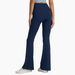 Women's Clothing High Waist Flared Yoga Pants Slim Waist Fitness Sports Autumn Naked Feel Garment_ecoleips.com