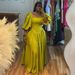 Women's Clothing American Style Square Neck Tie Waist Lantern Sleeve A-Line Dress Long Skirt Sweet Fresh Summer New 2026_ecoleips.com