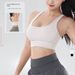 Women's Clothing Medium High Strength Sports Bra Yoga Vest Fitness Underwear Running Shockproof Cross Beauty Back Without Buckle_ecoleips.com