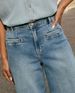 Women's High Waist Straight Leg Jeans - Stretchy Wide Fit Denim Pants With Vintage Wash, Slimming & Comfortable, Sizes S-XXL_ecoleips.com