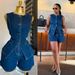 TIMU Women's Denim Pant Set Sleeveless Top And Shorts Trendy Summer Outfit Cross Border Foreign Trade Hot Selling_ecoleips.com