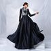European And American High End Long Sleeved Temperament Round Neck Long Sequined Banquet Fishtail Evening Dress Bridesmaid Dress Dress Women_ecoleips.com
