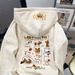 Retro Hong Kong Style Embroidered Hooded Sweatshirt Thickened Warm Fleece Lined Jacket Autumn Winter Heavy Duty for Women_ecoleips.com