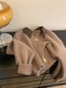 Women's Clothing Real Shot Knitted Cardigan Sweater Jacket Women's Autumn Clothing Autumn And Winter Outer Wear New Style Hot Selling Loose Zipper Top_ecoleips.com
