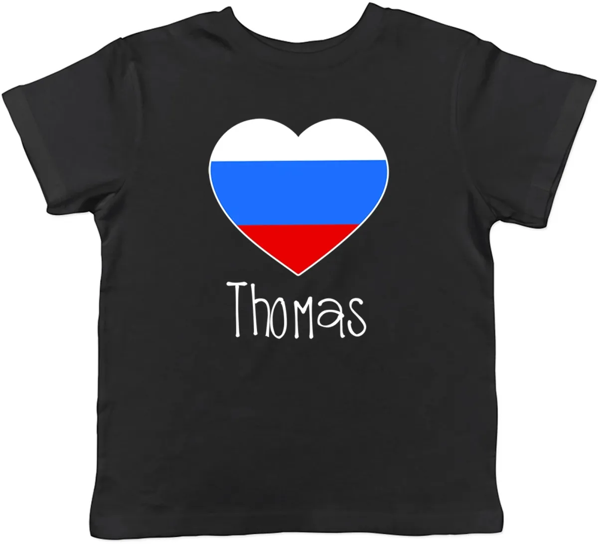 Women's T-Shirts Personalised Love Russia Football Fan Supporter Kids T-Shirt Boys Girls Gift_ecoleips.com