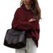 Diyun European And American Casual Simple Long-Sleeve Hooded Sweatshirt Knitted Women's Clothing 2025_ecoleips.com