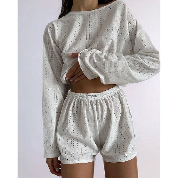 Cross-border Spring/Summer New European American Women's Outfits Fashionable Simple Slim Fit Loose Pullover Top_ecoleips.com
