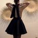 Women's Clothing Spring And Summer New Halter Neck Strap Bow Backless Sexy Waist Mini Dress Dress Female_ecoleips.com