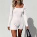 Diyun European And American Yoga Wear Sports High Elastic Long Sleeve Jumpsuit Women's Clothing 2025 Spring_ecoleips.com