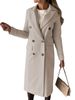 Women’s Double-Breasted Long Coat – Trendy Fall/Winter Trench Jacket (Black/Khaki/Army Green, S-3XL)_ecoleips.com