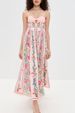 Women's Clothing American Style Strappy Printed Dress For Women Loose Fit Spring/Summer New Arrival INS Style Vacation Wear_ecoleips.com