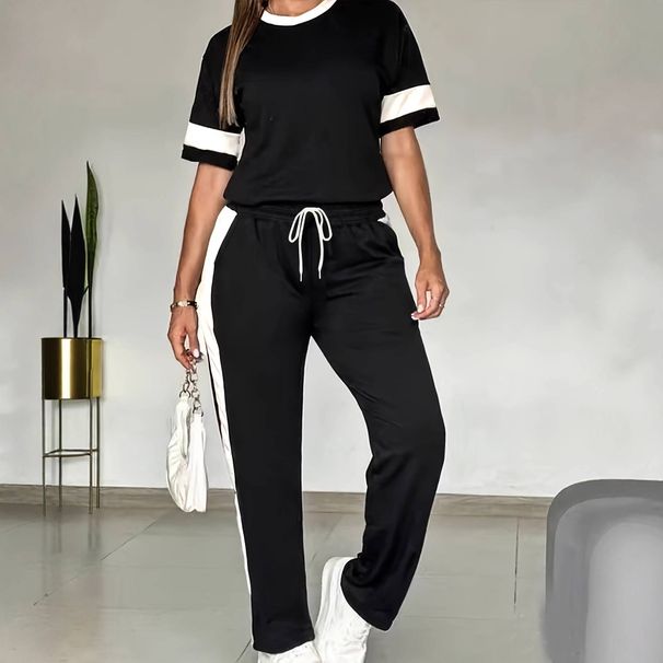 Women's Casual Sports Fashionable Clothing Set European American Style Muslim Dress_ecoleips.com