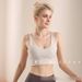 Women's High Support Seamless Yoga Sports Bra For Fitness Running Workout - Wirefree Medium Impact Non-Padded Y-Back Top_ecoleips.com
