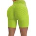 Women's Clothing High Waist Hip Sports Jacquard Bubble Yoga Pants Five Point Elastic Large Size Shorts For Women_ecoleips.com