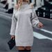 Women’s Oversized Off-Shoulder Sweater – Longline High-Neck Knit Top With Ribbed Cuffs (S-XL, Acrylic-Blend, Slouchy Elegance, Autumn-Winter Staple)_ecoleips.com