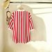 Women's Striped Color-Block Sardine Print Collared Button-Down Short Sleeve Top And Shorts Set Elegant Casual Vacation Style_ecoleips.com