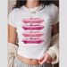 Qiduo European And American Xiyin Hot-Selling Women's Short Spicy Girl Slim Fit Summer New Y2K Crop Top Print_ecoleips.com