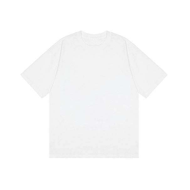 Summer 220g Pullover Round Neck Pure Cotton Short-sleeved T-shirt Women's Loose Casual Thick Versatile Top_ecoleips.com