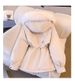 K Women's New Fashion Waist-cinching Cotton Coat; Short, Padded, Thickened, And Warm Parka Jacket;_ecoleips.com