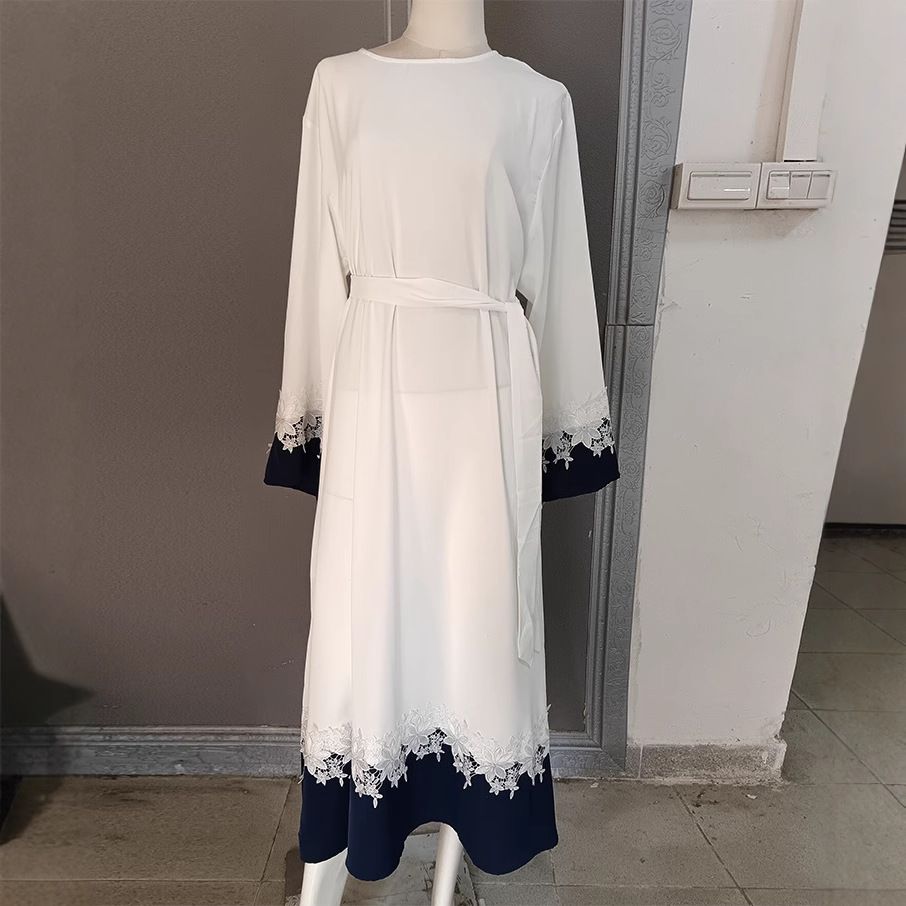 Muslim Abaya Traditional Simple Dress_ecoleips.com
