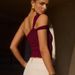 Trendy New Women's Fashion Design Irregular Strap Off-Shoulder Tube INS Top High-End_ecoleips.com