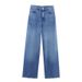 Aria Basics Aria Basics High-waisted Wide-leg Pants, European American Style Women's Clothing, New Foreign Trade Summer Denim Shirt, Fashionable_ecoleips.com