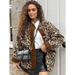 High-End Leopard Print Lambswool Jacket Autumn And Winter Niche Long-Sleeved Top Women_ecoleips.com
