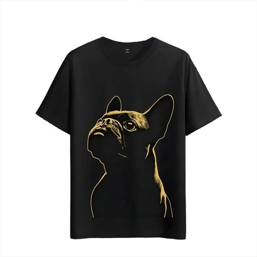 Women's T-Shirts Tshirt Muscle Freaks French Bulldog Portrait Style Dog_ecoleips.com