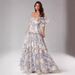 K New Women's Off-Shoulder Fashion Ethereal Long-Line Evening Gown Dress_ecoleips.com