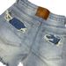 Summer Denim Shorts for Women High-Waisted Slimming Straight Leg with Letter Design And Frayed Edges Niche Correct Version 2026_ecoleips.com