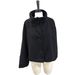 "Edgy Cropped Pea Coat For Women - Stand Collar & Button Detail, Streetwear Chic In Dark Tones (Black, Coffee, Khaki, Grey, Navy)"_ecoleips.com