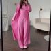 Summer Fashion Wide Leg Pants Women's Clothing Slim Fit Casual Versatile Loose Elastic Round Neck Suit Style_ecoleips.com