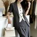 High Quality Fake Two-piece Short Sleeved Thin Suit Jacket, Suit Workwear, Professional Suit For Women_ecoleips.com