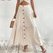 Voya New European And American Women's Fashion, Elastic Waisted Cake Skirt, Temperament, Casual Vacation Skirt_ecoleips.com