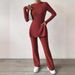 2025 Autumn Winter New Solid Color Casual Slim Fit Home And Outerwear Set For Women, Direct From Manufacturer_ecoleips.com