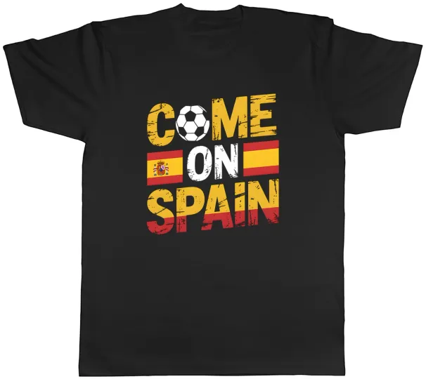Women's T-Shirts Come On Spain Supporter Football Fan Mens T-Shirt Tee Gift Top_ecoleips.com