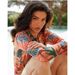 Bikini One Piece Swimsuit 2025 Floral Print Retro Swimwear Women Swimsuit Bathing Suit Beachwear Monokini Female Swimming Suits_ecoleips.com