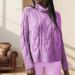 Aria Basics Aria Basics Women's Turtleneck Sweater, European American Cross-border New Fashion, Elegant Solid Color, Autumn And Winter Warm_ecoleips.com