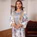 Muslim Women's Robe Printed Fashionable And Elegant Dress_ecoleips.com
